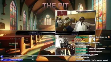 Fangers blesses the congregation!