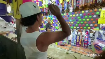 golitas jugando en la feria