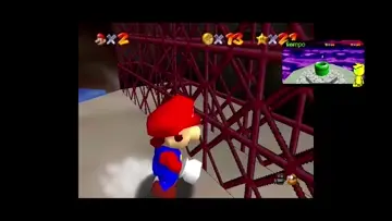 una play muy buena de/o en super mario 64