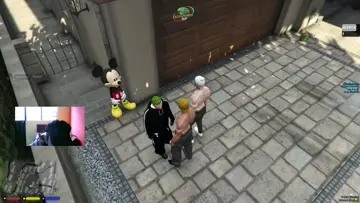 GTA V CON MICKEY DE TEMU Y PANAS