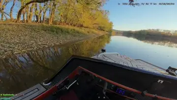 hooked by a fishing line