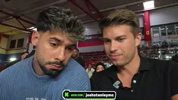 josh at boxing event