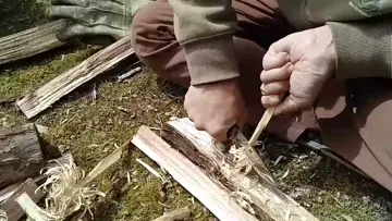 feather stick