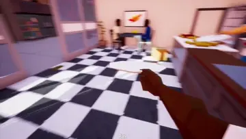 Fareyi fırlattı