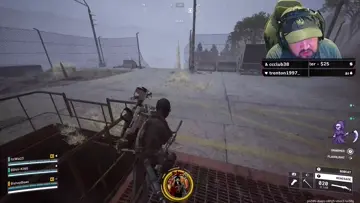 Hiding in a wall running his mouth...