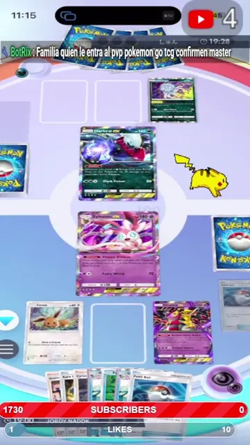 POKEMON TCG MAZO CROBAT EX  VS MAZO EEVEE
