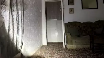 the foor flew open
