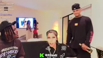 kbandz brings chris brown on stream