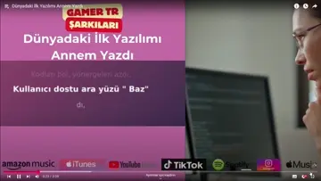 Dünyadaki ilk yazılımı annem yazdı