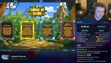$2500 MAX WIN on CURSE OF KONG