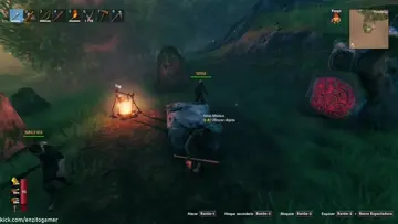 enzo y sus amigos pelean al primer boss deValheim