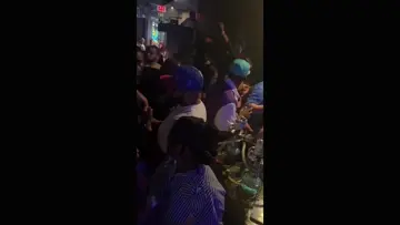 SHIT WAS A MOVIE IN SHARK BAR NYC 