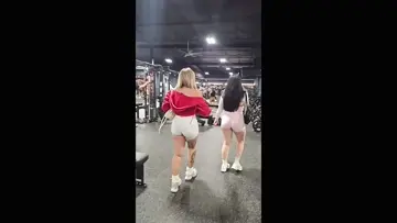 Steveo w/ the shorties mogging the gym