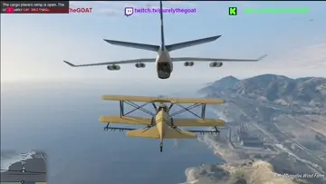 Trevor hijacks a bigger plane