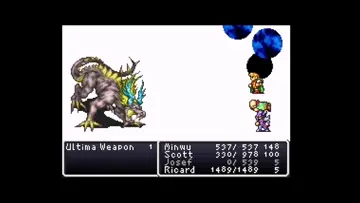 I thought ultimate weapon didn't BLEED HAHAHAHHAHA