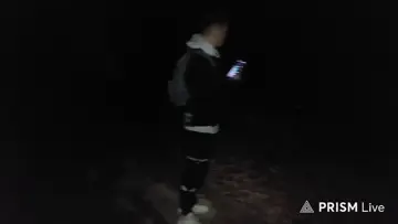 Scary encounter in haunted forest