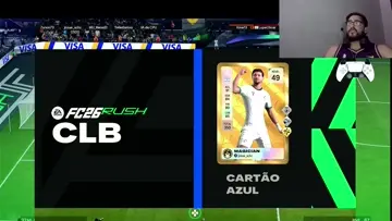 primeira partida do time no FC 26 kkkk