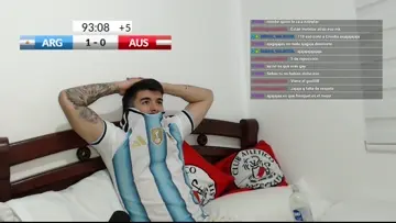 fresque reacciona al segundo gol de argentina