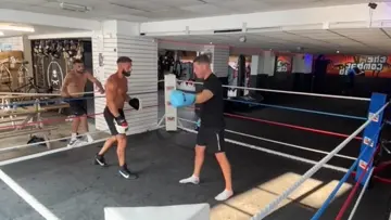 Jord and Mike getting work in 
