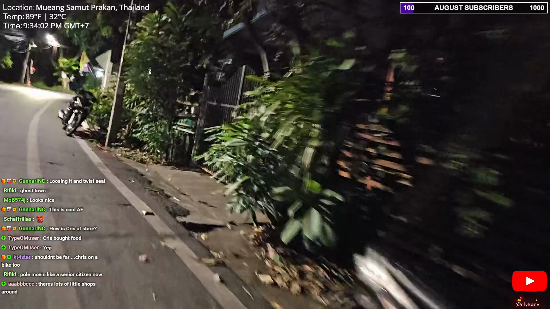 Slykane Almost gets Hit by MotorBike !!