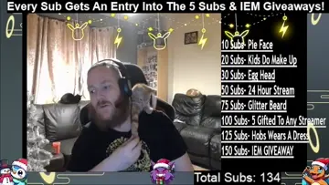 Mr, hobs stream breaks?