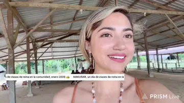Dándo Clases en una Comunidad MAKUSAR ECUADOR