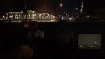 Drone crash