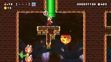 there's no way I land right on the pirahna plant