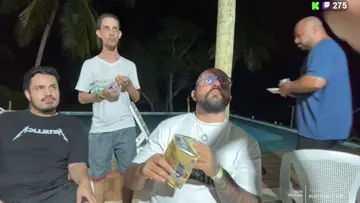 Fabio com dois homens