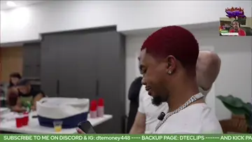 AB HARASSES, SEXY RED AND FOLLOWS HER AROUND