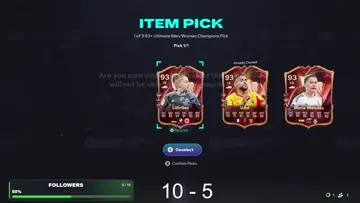 Finally a W from FUT CHAMPS RED PICKS?!