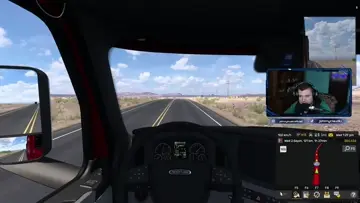 Nice view while trucking