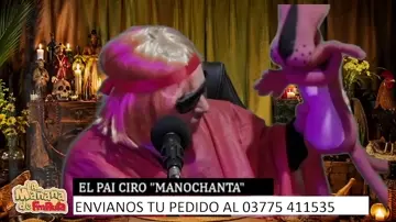 El Pai Ciro curando en vivo