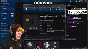 Kreek freaking out abt headless horseman