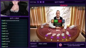 blackjack win!