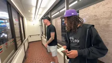 And he got the grams 