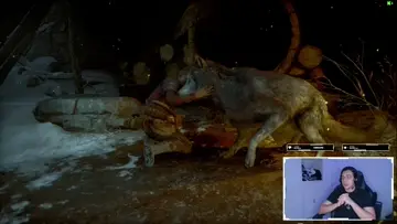 Fenrir muere - God of War Ragnarok