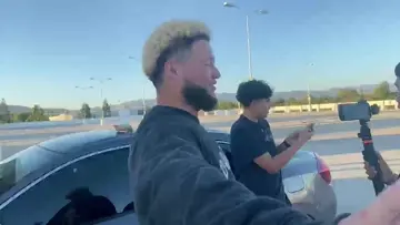 skimaskfoo pulls up to press BigGus and holydavid 