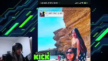 Peruana muestra su IG en vivo part 1