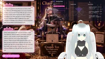 Chair-sama immerses in 'Down With The Sickness.'