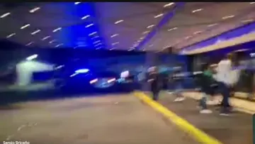 distubios en las afueras del hotel del oncecaldas