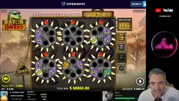 $100k max win on Gator Hunters for Medi!