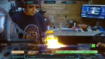 my custom tube being made