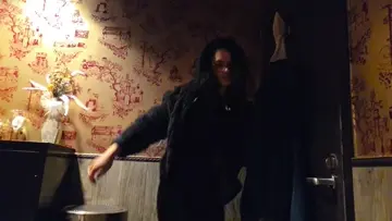 someone comes in