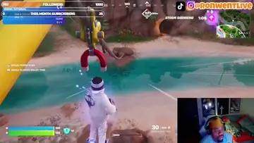 First W in Fortnite on Kick