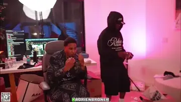 deen and ab shooting a video