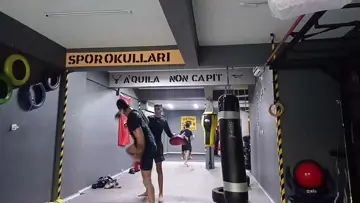 training spinning back kicks w erdem