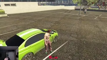 hit while on green grass