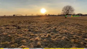 Sunset in rural Ukraine