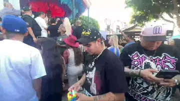 challenged to a rubiks cube battle